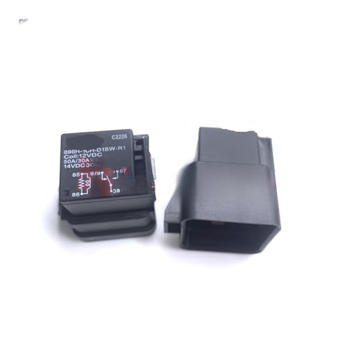 Relé de 12V 896H-1CH-D1SW-R1 para automoción con conector de 5 pines y resistencia