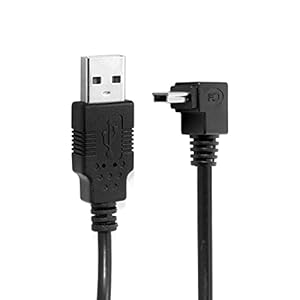 ChenYang Down Angled 90 graden Mini USB 2.0 B type 5Pin Mannelijke naar USB mannelijke datakabel 0,5 m