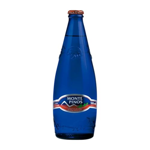 Agua Caja de 20 unidades Monte Pinos Gas Vidrio Botella Medium 50 cl