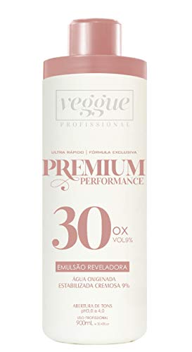 Água Oxigenada 30 Volumes - 900ml Veggue Profissional