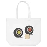 Azeeda 'Rasenbowling-Ausrüstung' Weiße Einkaufstasche (BG00083773)