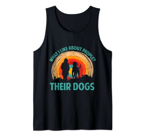 What I Like About People? Their Dogs. Camiseta sin Mangas