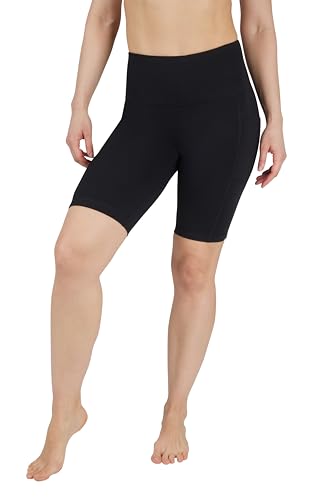 90 Degree By Reflex Womens High Waisted Biker Shorts with Side Pockets Workout Shorts 5”, 7”, 9”2