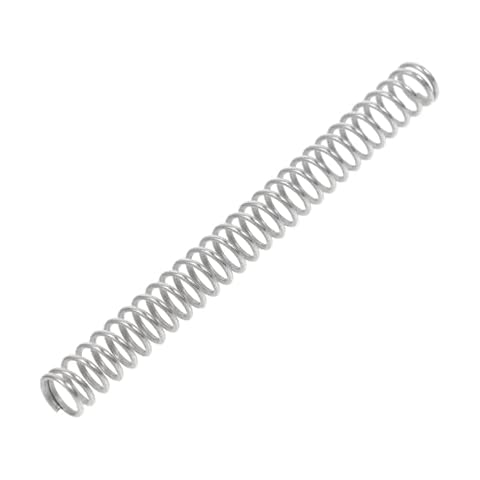 OKUMEYR 1Pc Stainless Steel Telescopic Spiral Spring Round Wire Compression Spring for Use in Home Repair and Construction Spring Steel Wire Cover