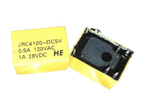 Relais 6 broches JRC4100-DC5V commutateur miniature continu ccm