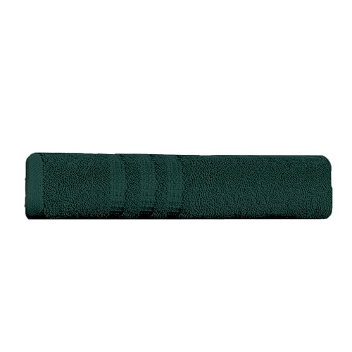 Image of Divine Casa Green Bath Towel 100% Cotton 550 GSM, Soft, Absorbent, 70x150 cm for Home & Travel