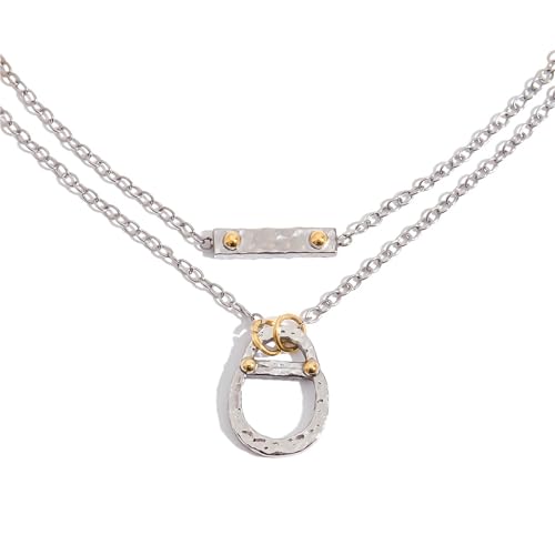 Collier pendentif verrouillable en acier pour vos looks superposés