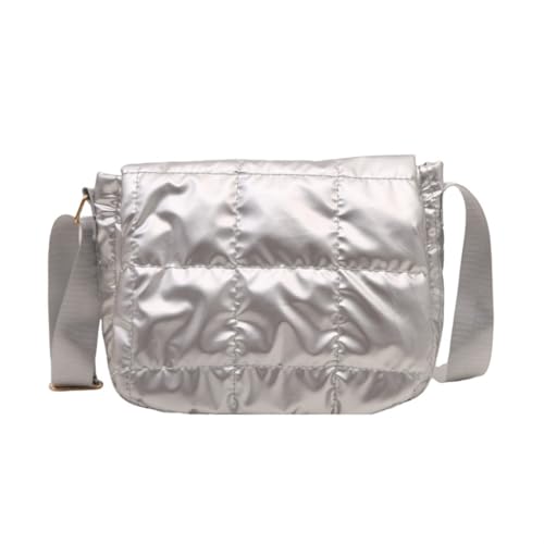 Mini Quilted Crossbody Bags for Women Puffer Shoulder Bag Puffy Tote Bag Lightweight Puff Purse Hobo Carryall Handbag