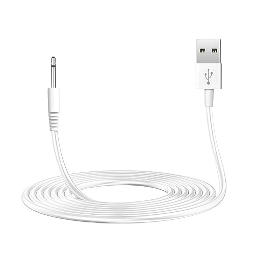 MEROM 2.5mm USB to DC 5V Charging Cable Compatible with Wand Massager Replacement Charger Power Cable