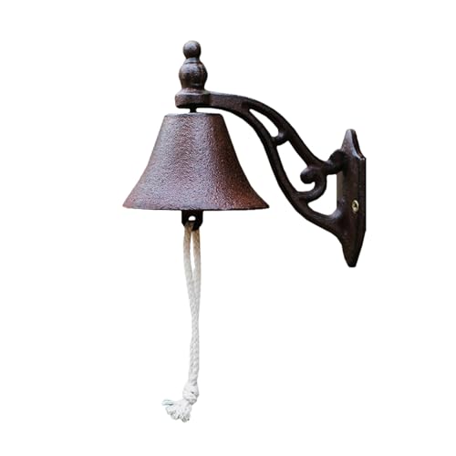 Campainha de ferro forjado - Campainha decorativa de parede vintage,Sinos de jantar retrô vintage, s
