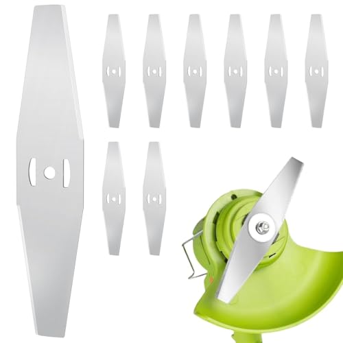 Lote De 9 Cuchillas De Recambio Para Desbrozadora, Cuchillas Eléctricas Para Cortar Bordes, Cuchillas Metálicas Para Jardines, Granjas Y Desbroce, 6″