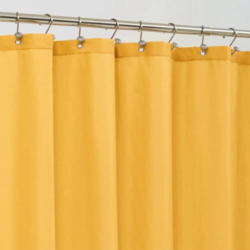 Cortina de ducha extra larga de 180x240 cm lavable para evitar salpicaduras 3