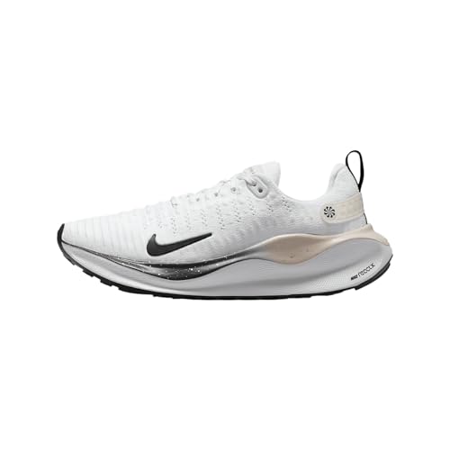 Image of Nike InfinityRN 4 Women's Road Running Shoes (HQ3507-100, White /Platinum Tint /Light Smoke Grey /Black) Size 9