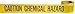 Brady 91469, Barricade Tape, 3" Width, Black on Yellow (1 per Order)