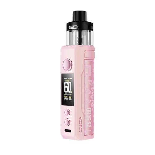 Drag S2 Pod Voopoo Glow Pink fini les fuites de liquide de vape