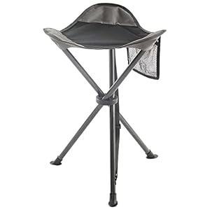 PORTAL Tall Folding Tripod Stool for Outdoor Camping Walking Hunting Hiking Fishing Travel, Support 225 lbs