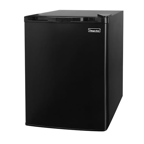 Image of Magic Chef 2.6-cu. ft. Mini Fridge in Black, Small Compact All Refrigerator with No Freezer for Bedroom, Apartment, Dorm Room, Office