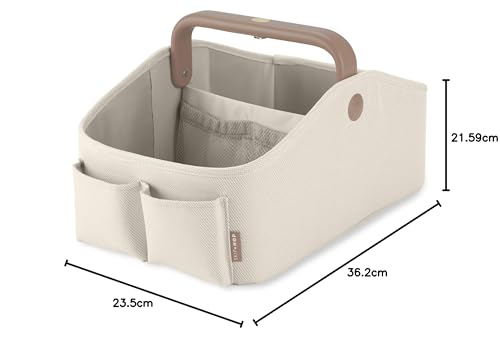 Nursery Style Diaper Caddy- Cream
