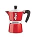 Aeternum Allegra Caffettiera, Alluminio, Rossa, 15x8x16 cm
