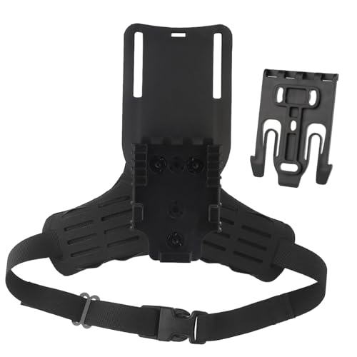 Adaptateur Combiné de Holster Tactique – Holster de Cuisse pour Chasse avec Kit QLS et Plateforme Mid-Ride