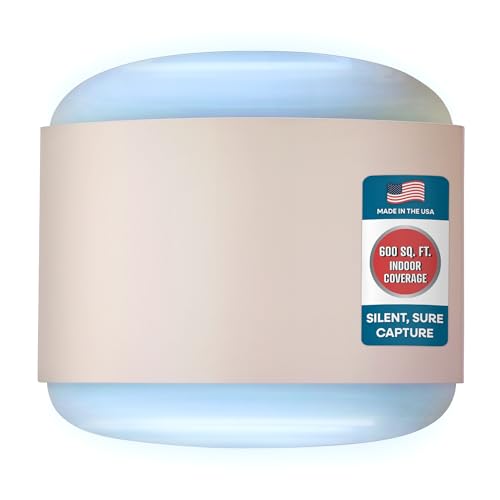 Flowtron Fly Trap Indoor Wall Sconce | Electric Insect Killer for Flies & Gnats with Dual Lure Method 40W UV Light & Pheromone Attractant | Sticky Strips, 600 Sq Ft for House & Kitchen -  FC4400
