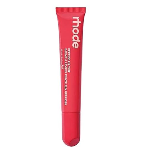 Image of RHODE Peptide Lip Tint, Hydrating Tinted Lip Balm, Buildable Creamy Color, Moisturising Non-Sticky, 10ml (PEACH)