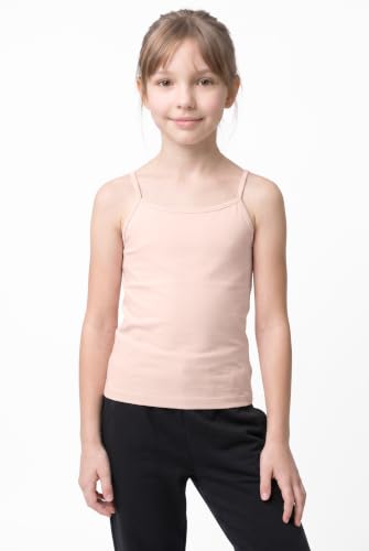 Image of Kurve Girl's Sleeveless Tank Top - Stretch Undershirts Cami Camisole, UV Protective Fabric, Rated UPF 50+ (Made in USA)
