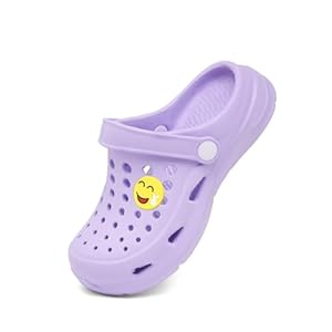 Nedaan Kids Garden Clogs Boys Girls Slides Sandals Toddler Non Slip Water Shoes