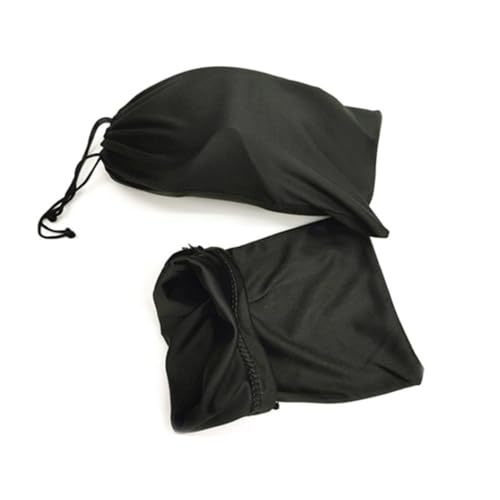Image of 4 Pieces Ski Goggle Bag Microfiber Drawstring Pouch Snow Goggle Protection Bag Soft Storage Case Pouch, 7x10.6 Inch