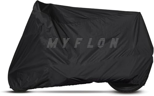 Miflonlu Motosiklet Brandası Su Geçirmez -Ic yuzeyi Miflon kapli - Beden - Sıyah (2EXTRA Large)