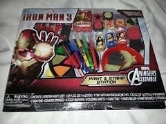 Marvel Iron Man 3 Paint And Stamp Station
