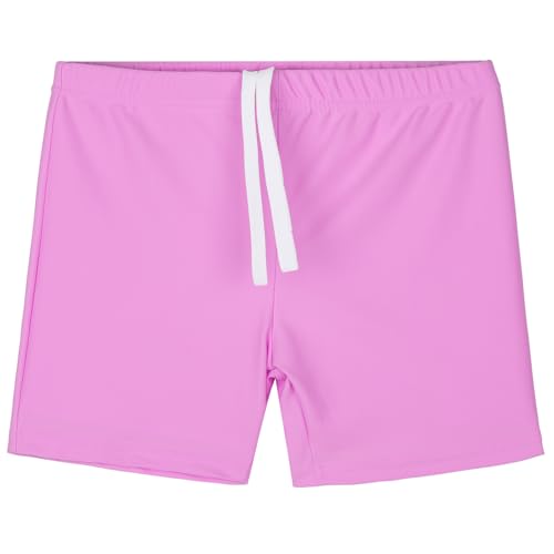TFJH E Girls Swim Shorts Kids Boardshorts UPF 50+ Swimming Bottoms Swimsuits Pink 3A