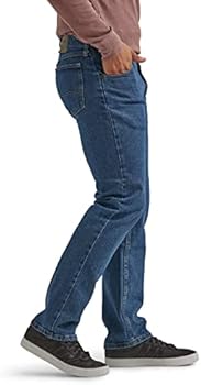Wrangler Authentics Klassieke herenjeans met 5 zakken en flexibele pasvorm, 33W / 29L