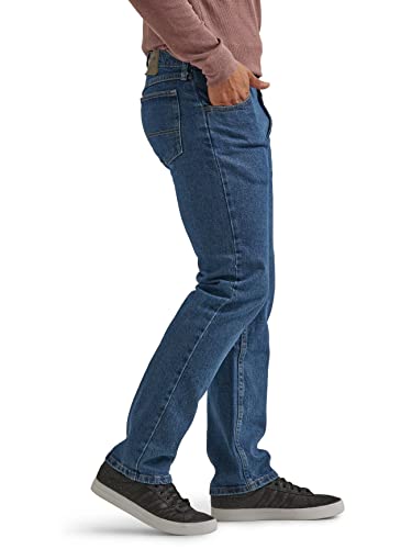 Image of Wrangler Men's Classic 5-Pocket Regular Fit Cotton Jean