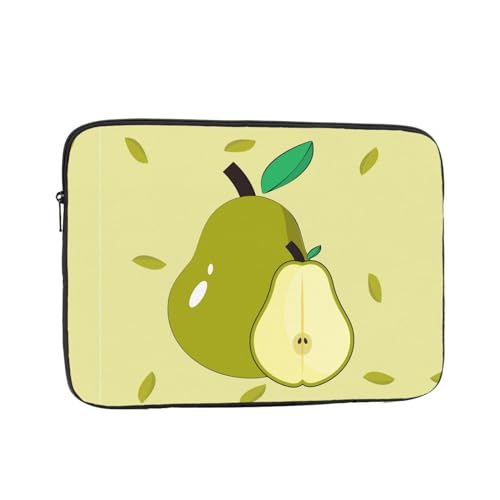 Cartoon Pear Laptop Sleeve Case 15 Inch Suitable For Notebook Computer Tablet Traveling Carrying Simple Case