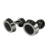 [ヒューゴボス][ボス]カフスボタン ラウンド カフリンク カフリンクス メンズ インサーション B-Simony (ブラック) [並行輸入品]