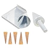 ANGDI Waffeltütenform, Eistüten-Roller mit Komfortgriff, schnell formbare Waffeltüten-Roller, antihaftbeschichteter Eistüten-Roller für Restaurants, Küchen, Bäckereien und Snack-Shops