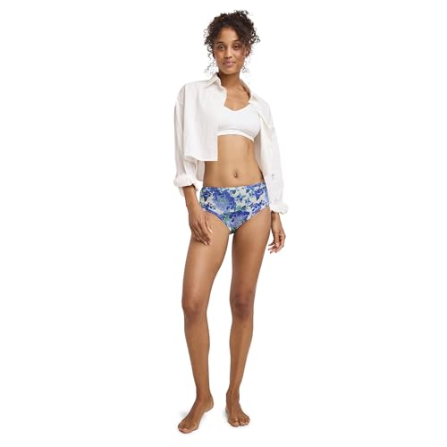 Image of Jockey Women's Underwear Elance Hipster - 3 Pack, Cove /Rain Stripe /Luscious Blue Bloom, 5