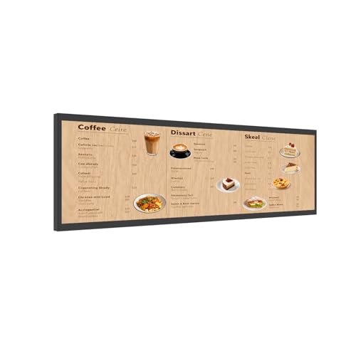 Image of 29 Inch Rectangle Digital Signage, 700nits High Brightness LCD Monitor Advertising Display,Indoor Digtal Signage, CMS /U-Disk Plug&Play, Smart Split Screen, 24 /7 Operation, HDMI /USB /WiFi /Android System