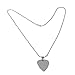 Pick Necklace Metal Special Pattern Friendship Charm Guitar Pick Pendant for Long Distance Guitar Gift(E)