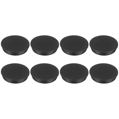 Image of MECCANIXITY 8pcs T-Shaped Silicone Plugs 71.3mm 2-13 /16 Inch Dia Snap in Plug Hole Seal Cover Round Rubber Stopper for 70-71.3mm Holes Kitchen Rubber Bulkheads Waterproof Sealing, Black