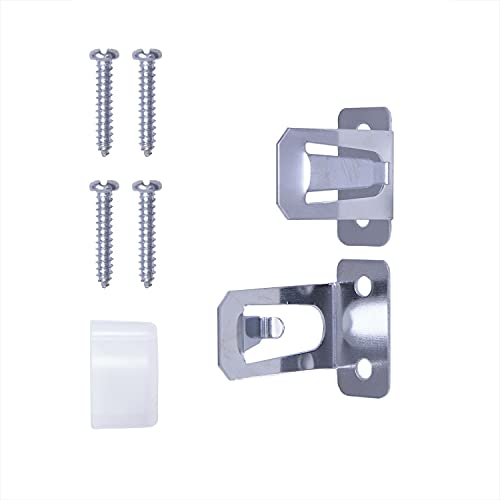 Interior Living 28-48 In. Superior Hold Premium Curtain Rod, 2-Pack, White #TOP1