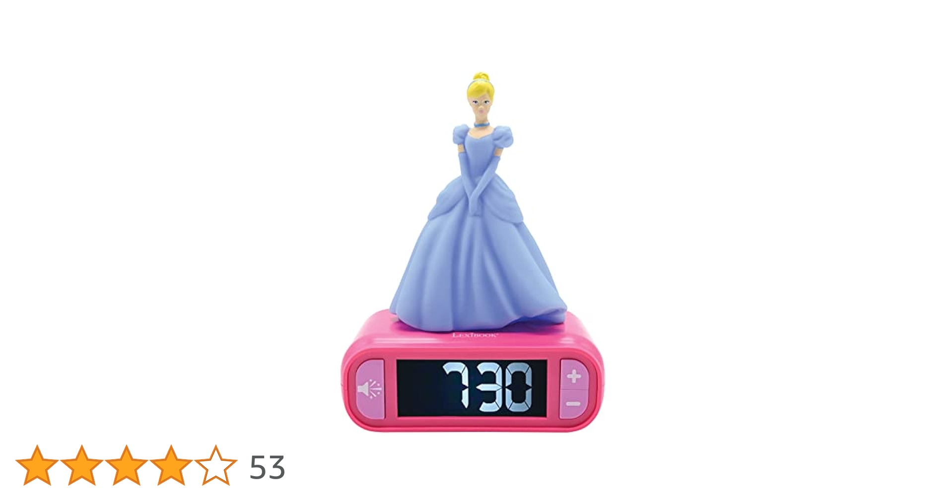 レア商品✨ディズニーストア シンデレラ 時計 置き時計 LEDライト フィギュア Amazon.co.jp: Lexibook ナイトライト目覚まし時計 ディズニー