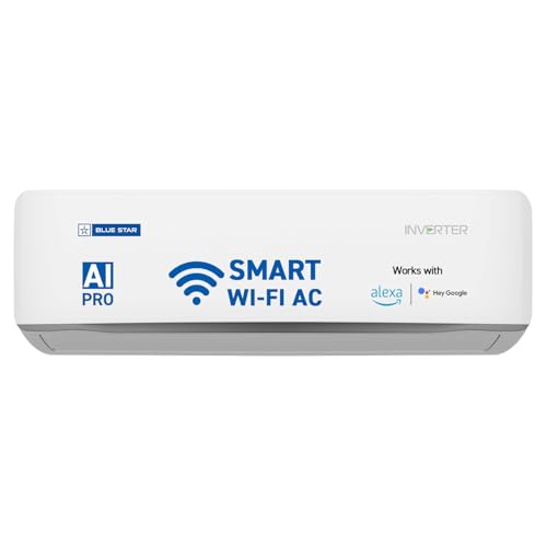 Smart, Efficient Cooling with Blue Star 1 Ton 5-Star Wi-Fi Inverter Split AC - Best price & review