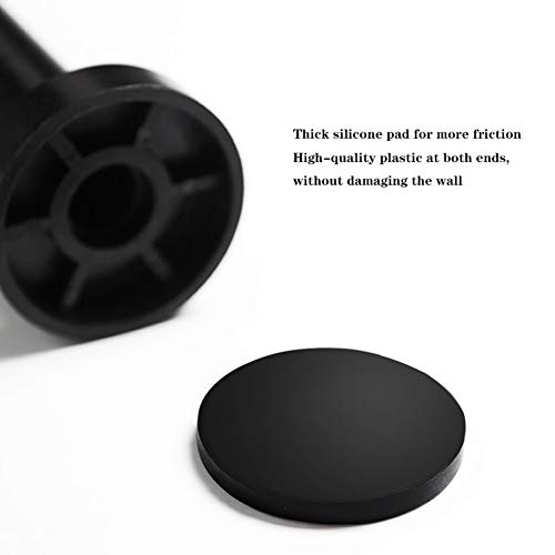 Tringle à rideau de douche télescopique dorée extensible en acier inoxydable - 4