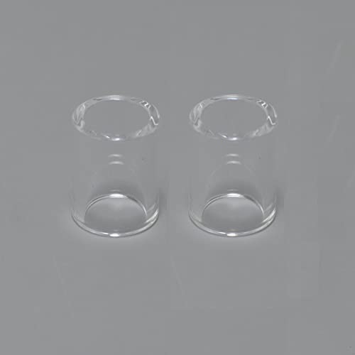 Image of RIVERWELD TIG Glass Cups Clear Quartz Nozzle 2P7GS #12 3 /4 inch 19.5mm 5pcs
