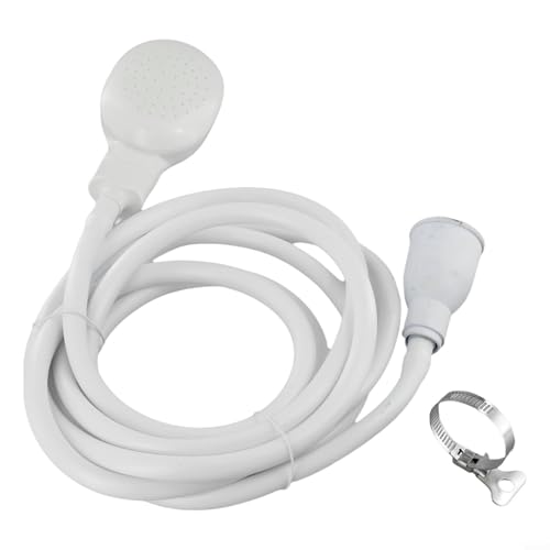 2 Meters Push On Shower Hose And Head Set For Bath Kitchen Single Spray Mixer Tap, Shower Tap Attachment For Bath Detachable Spray For Washing Hair(1PCS)