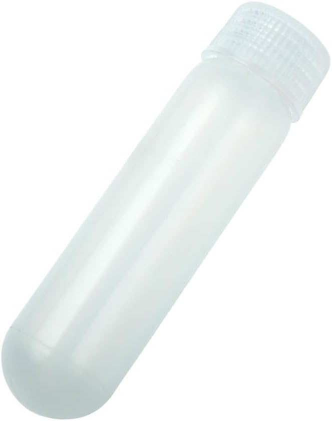Celltreat 229462 Oak Ridge Style Centrifuge Tube, Round Bottom, Polypropylene, Screw Cap, Non-Sterile, 50 mL, Clear (Pack of 12)