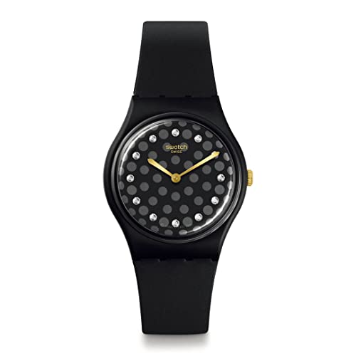 Swatch Armbanduhr Gent Bio SO31B102 Sparkle Night, Gurt