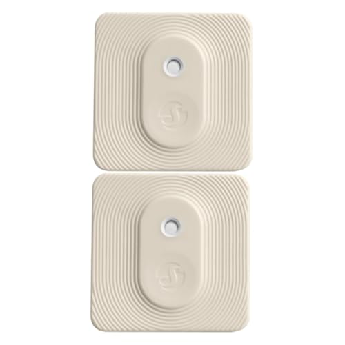 Shelly Blu H&T Ivory Lot de 2 capteurs de température et d'humidité contrôlés par Bluetooth, résistants aux éclaboussures et à la poussière, classe de protection IP54, application iOS Android,